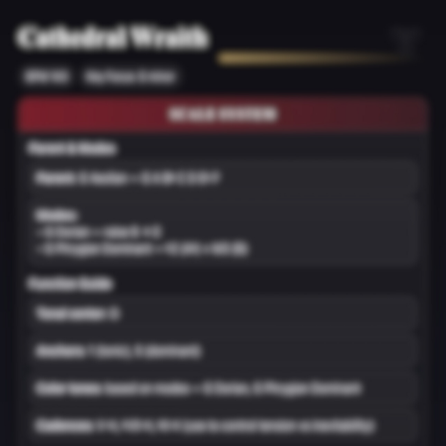 Cathedral Wraith
