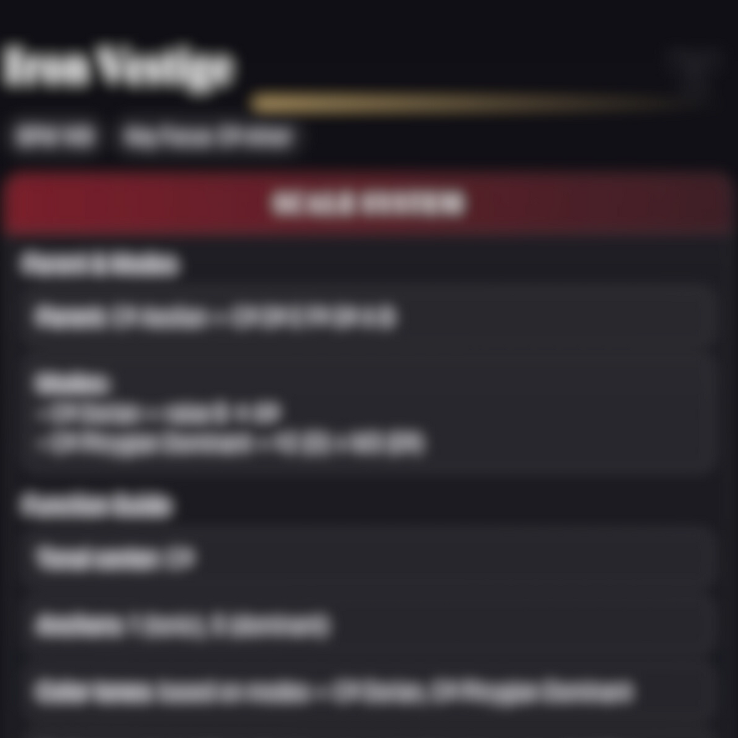 Iron Vestige